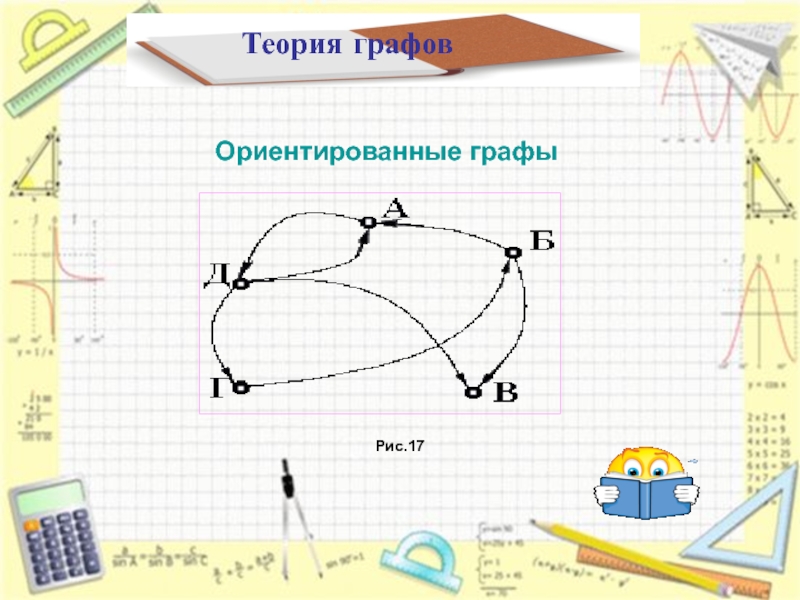 Теория графовОриентированные графыРис.17