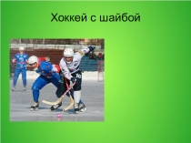 Презентация по физической культуре Хоккей с шайбой