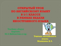 Презентация по английскому языку на тему My family
