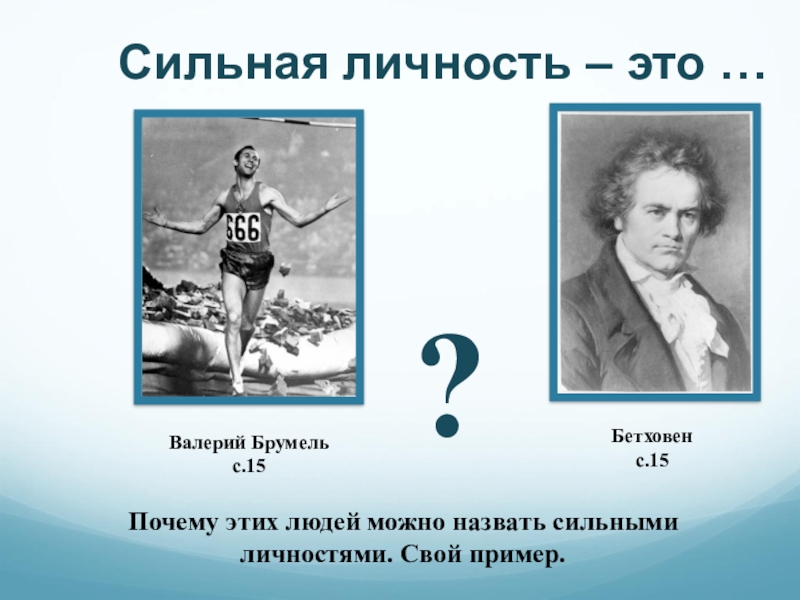 Сильная личность обществознание 6 класс