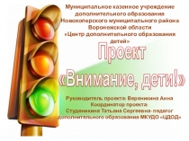 Презентация проекта Внимание дети