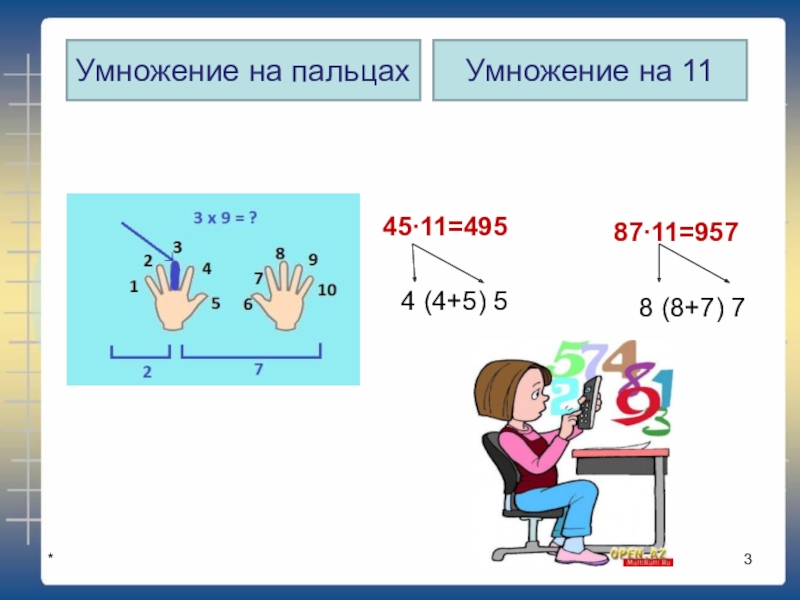 Приемы удобного счета 6 класс проект