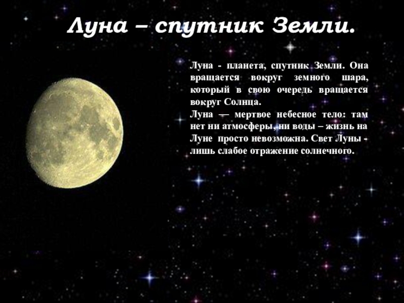 У луны есть спутник. Луна Спутник земли. Луна естественный Спутник земли. Луна Спутник земли для дошкольников. Луна не Планета.