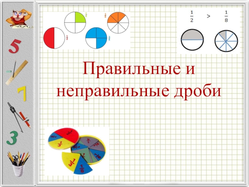 Правильные и неправильные дроби технологическая карта