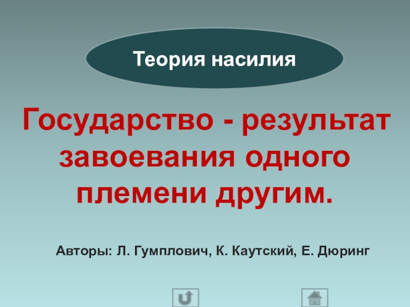 Теория насилия государства. Теория насилия возникновения государства. Теория возникновения государства теория насилия. Теория внутреннего насилия происхождения государства. Государство результат завоевания одного племени другим.