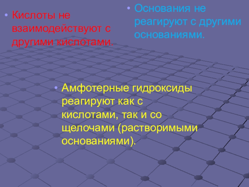 Презентация амфотерные соединения