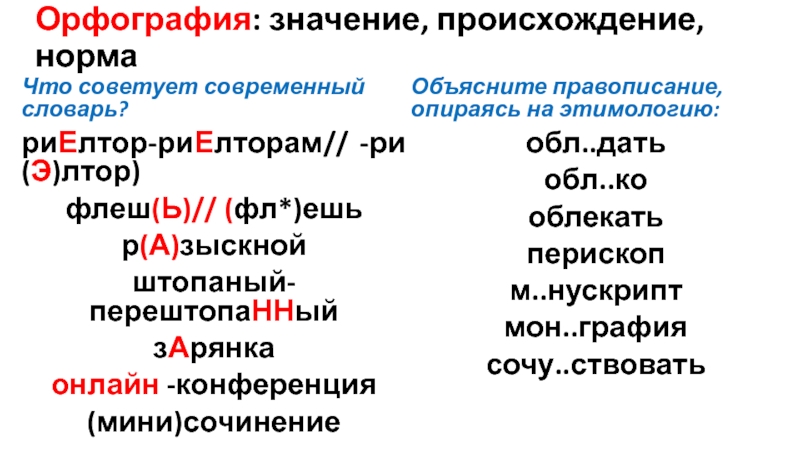 Правописание по значению. Значение орфографии. Значение орфографической нормы. Правописание в смысле. Облокачиваться правописание.