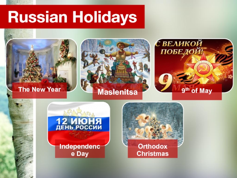 Russian winter festivals guide проект