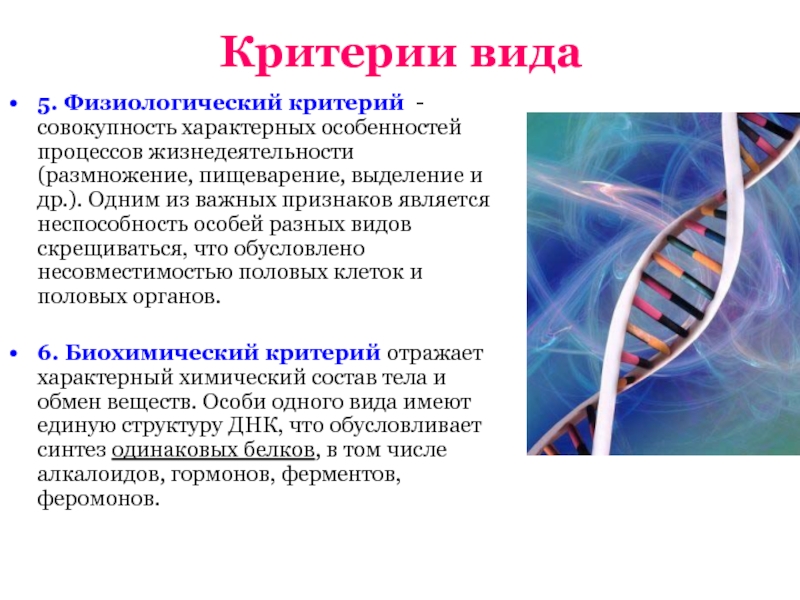 Физиологические критерии здоровья