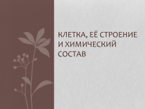 Презентация к уроку по теме: Клетка