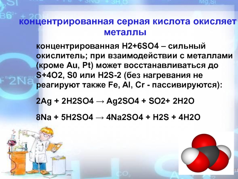 Серная кислота презентация 9 класс