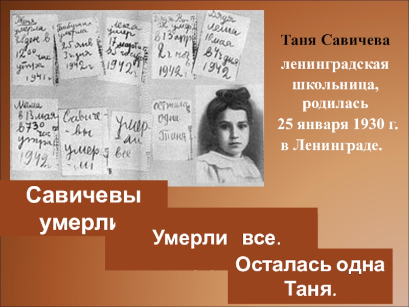 Фотографии тани савичевой