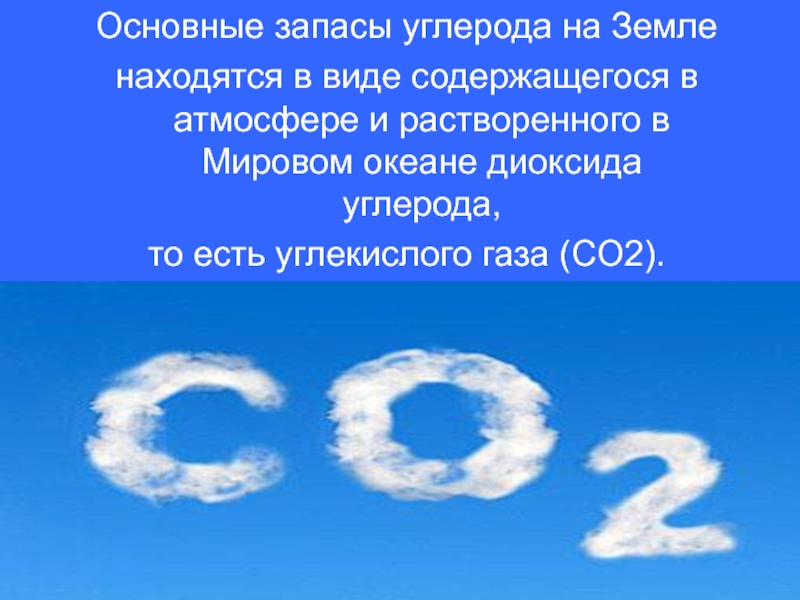 Проект на тему углерод в моем организме