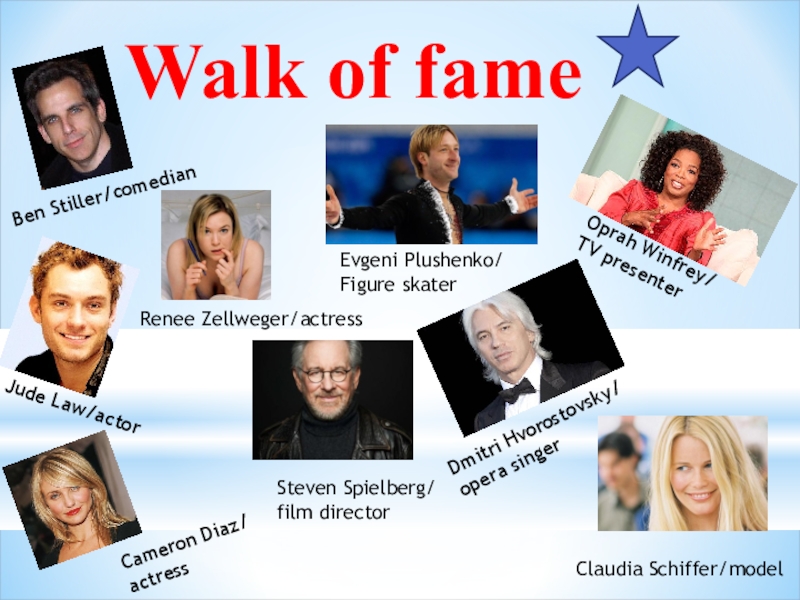 Spotlight 7 walk of fame презентация