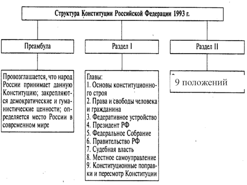 Виды конституций схема