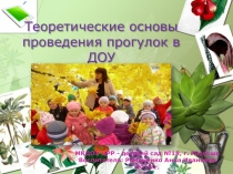 Презентация Организация и проведение прогулок