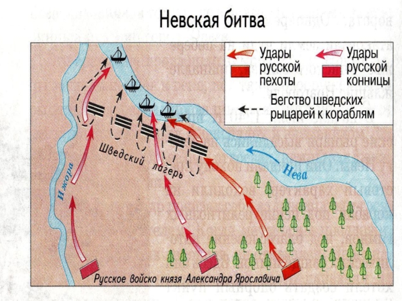 Битва на реке неве карта - 87 фото