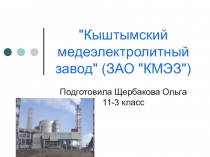 НРЭО и химия: Кыштымский медеэлектролитный завод (ЗАО КМЭЗ)