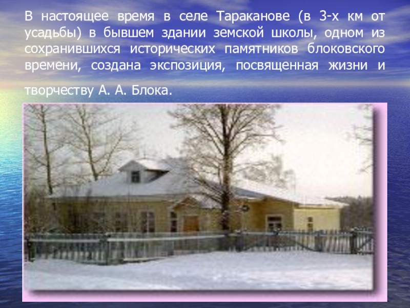 Блок школа. Блок Александр Александрович дом. Дом где жил Александр Александрович блок. Презентация по блоковским местам. Александр Александрович блок блоковские места.