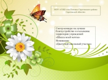 Смотр - конкурс Школьный двор моей мечты