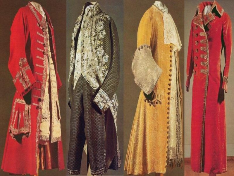 Одежда дворян 18 века