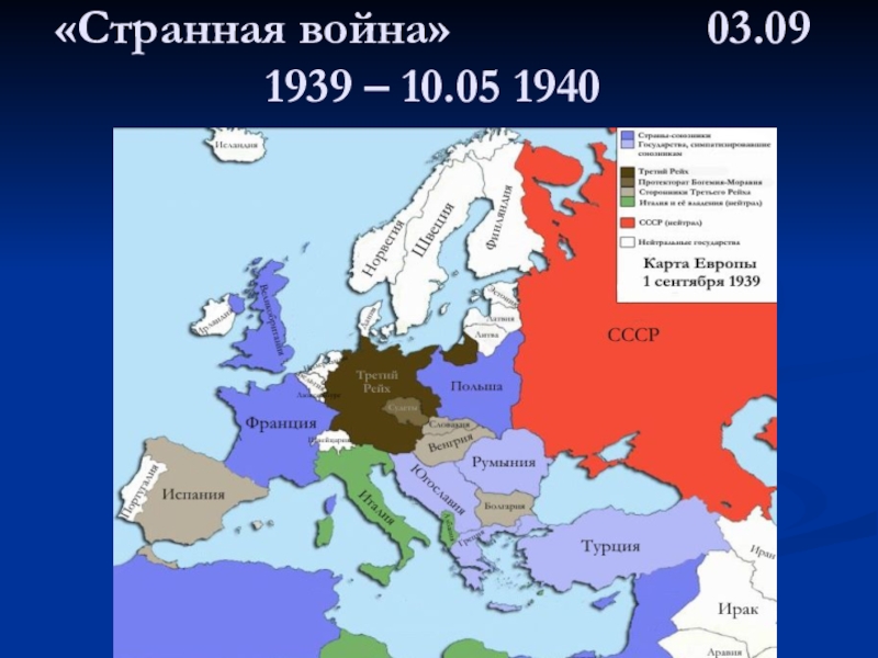 Европа накануне 2 мировой войны презентация