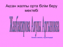 План урока тема Галогендерге жалпы сипаттама