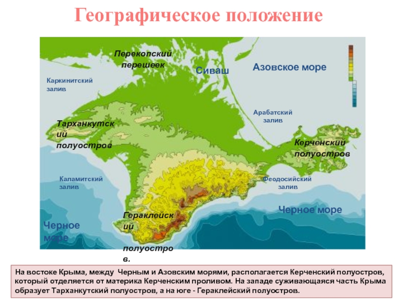 Характеристика крыма по плану 8 класс