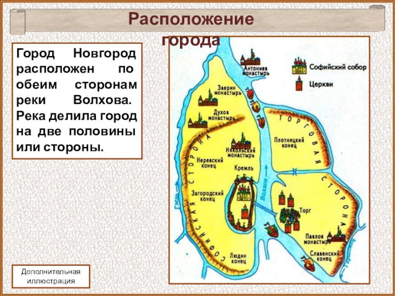 Город новгород карта