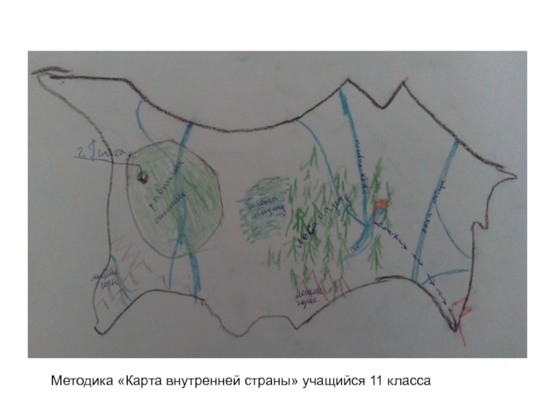 Карта внутренней страны