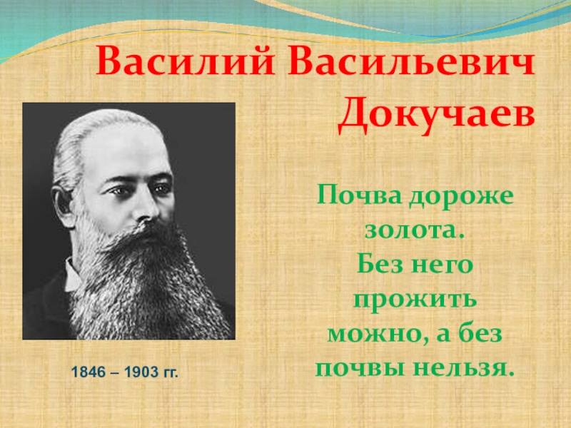 Какую почву докучаев назвал царем почв