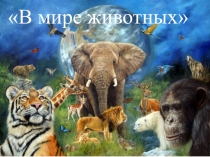 Презентация В мире животных
