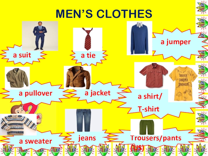 Clothes презентация 7 класс