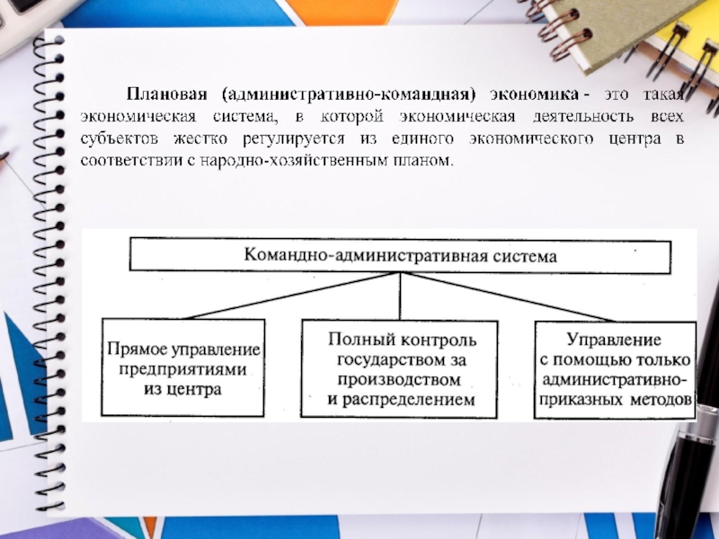 Командная плановая экономика. Преимущества административно-командной системы. Недостатки административно-командной системы. Характеристика предприятия, действующего в командной экономике. Планово административная экономическая система.