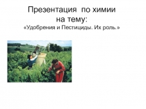 Презентация по химии на тему: Удобрения и Пестициды. Их роль.