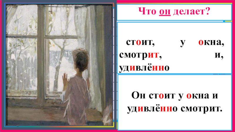 Сочинение по картине у окна 6 класс по русскому языку