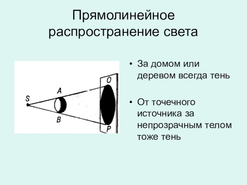 Прямолинейное распространение света. Прямолинейное распространение света проект.