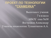 /проектная деятельность на уроке технологии/