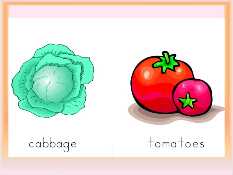 Презентация фрукты овощи на английском