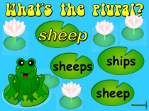 Презентация- игра для 2 класса Plural nouns