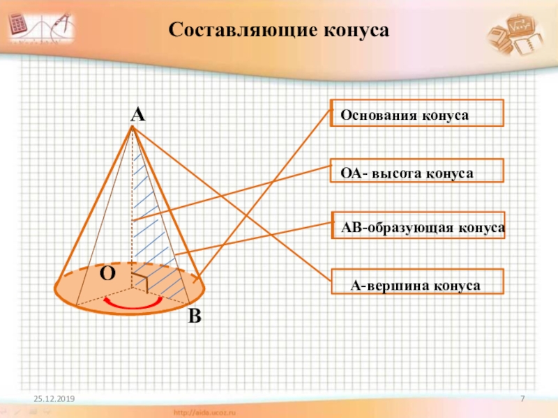 Образующая конуса проходит. Образующая. Образующая конуса. Основание конуса. Составляющая конуса.