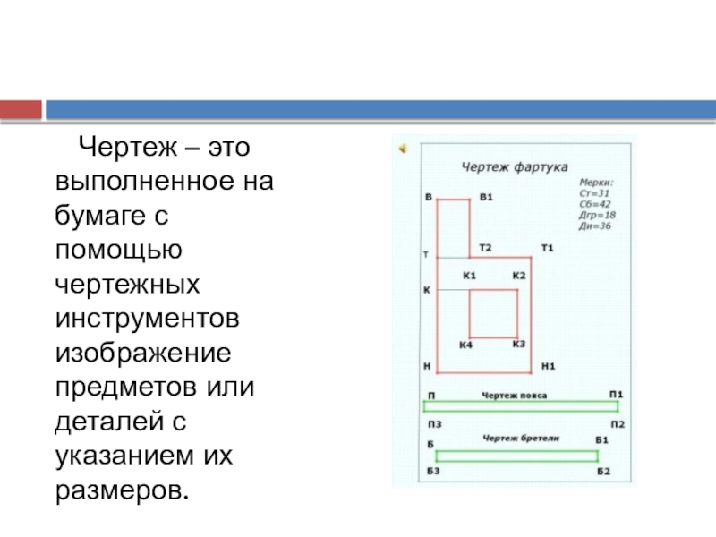 Чертеж что это в технологии