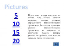 Игра-закрепление по темеам раздела Экология