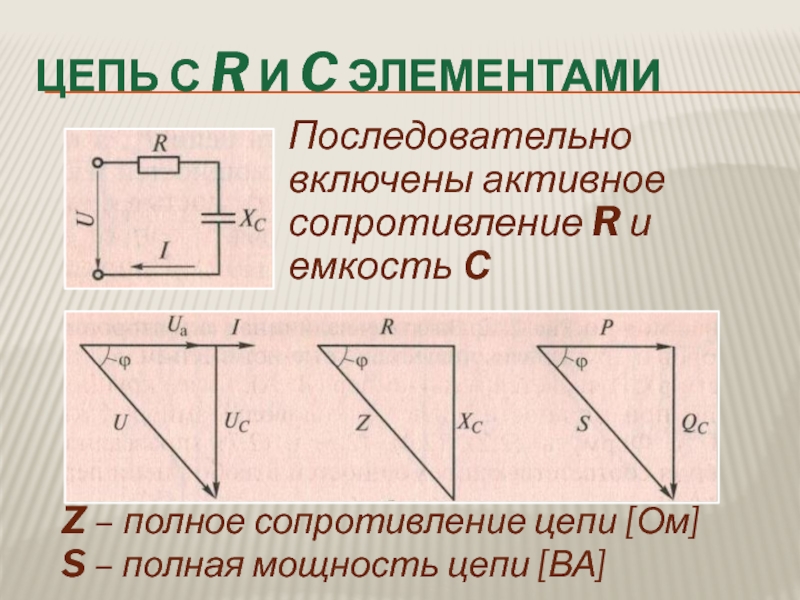 Цепь с емкостью