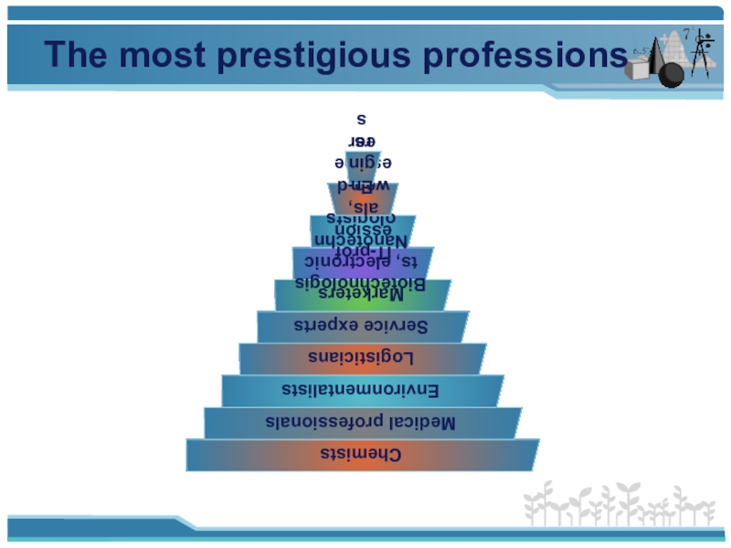 The most prestigious professions