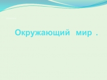 Разработка и презентация по окружающему миру на тему Есть ли жизнь подо льдом?(1 класс)
