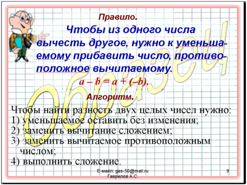 Разность целых. Правило вычитания челылых чисел. Правила по математике целых чисел. Математика правила 6 класс. Правила по математике 6 класс.