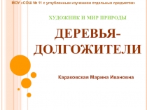 Деревья долгожители