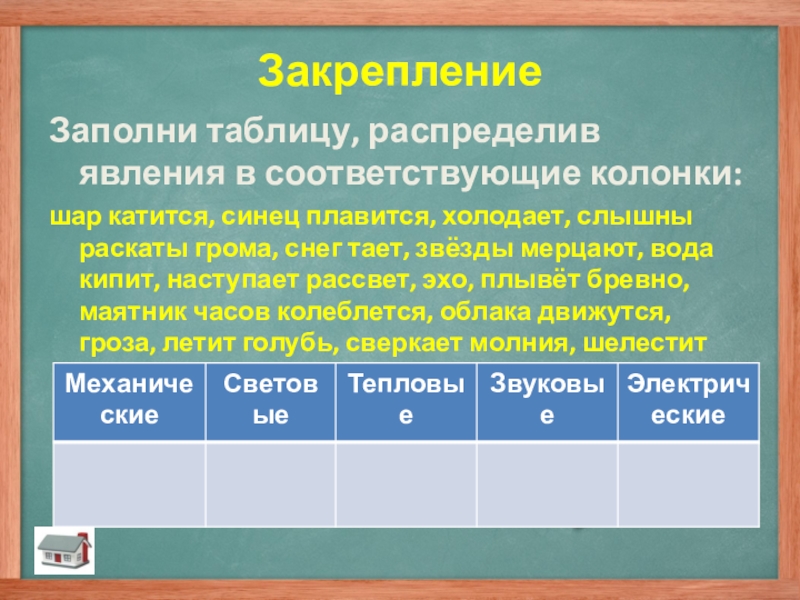 Таблица распределения 7 класс. Заполни таблицу шар катится. Таблица распределенности. Шар катится какое это явление. Шар катится это механическое явление.