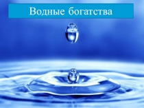 Презентация по окружающему миру на тему Водные богатства(2 класс) подготовила учитель Шулика Марина Владимировна